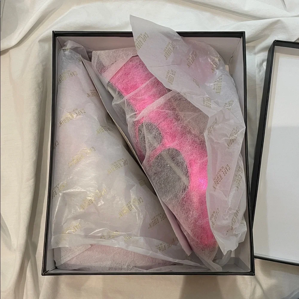 •CAPE ROBBIN• “Selina” Double Strap Mary Jane Heels - Pink // NIB